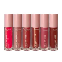 LIP GLOSS LABIAL RADIANT KISS RUBY ROSE LINHA ROSA