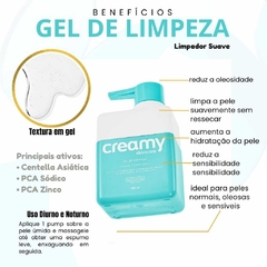 LIMPADOR SUAVE ANTIOLEOSIDADE GEL DE LIMPEZA PCA ZINCO + CENTELLA ASIÁTICA + EXTRATO DE CAMOMILA - comprar online