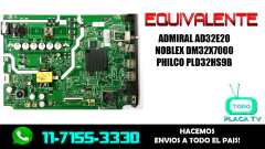 PLACA MONOPLACA ADMIRAL AD32E20 COD: 5800-A7M31B-0P10