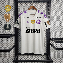 CAMISA FLAMENGO |23/24 BRANCO E ROXO - ALFA IMPORTS