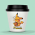 Copo Mini Eco Bucks Pikachu No Coffe No Work