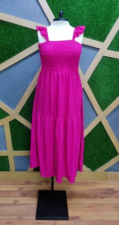 Imagem do Vestido longo em viscolinho tamanho unico 46 ao 52