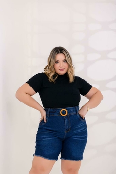 Bermuda jeans com strech tamanho 46 ao 52
