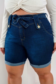 Bermuda jeans com strech tamanho 46 ao 52 - comprar online