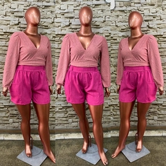 Crooped em malha laise tamanho unico 46 ao 56 - comprar online