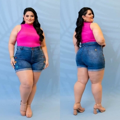 Short jeans com strech tamanho 46 ao 52