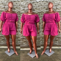 Conjunto em linho tamanho unico 46 a0 54