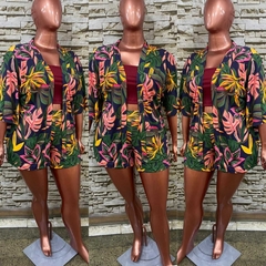 Conjunto kimono + short tamanho único 46 ao 54 - comprar online