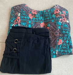 Conjunto em bengaline Suzane tamanho unico 46 ao 54 - MV MODA PLUS SIZE