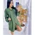 Vestido chamise com punho chemise - comprar online