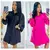 Vestido chamise com punho chemise - loja online