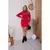 Vestido Chamise Canelado Curto Manga Longa com Gola Tubinho Blogueirinha - comprar online