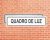 Placa de Sinalização 20x5cm para uso geral (COD: Quadro de Luz)