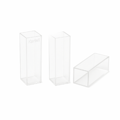 Cubeta Plastica PS 4.5ML 2 Caras Opticas N/E x100UN KARTELL