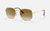 ÓCULOS DE SOL RAY BAN RB3548- 141 HEXAGONAL FLAT LENSES - loja online