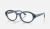 Óculos de grau Ray Ban Shilo RX7257 na cor azul, com armação moderna e lentes transparentes.