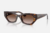 Óculos de sol Ray Ban Zena RB4430 com armação havana e lentes degradê marrons
