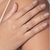 Aliança banhada a ouro 18k com zirconia na internet