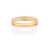 Aliança banhada a ouro 18k com zirconia - comprar online