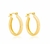 BRINCO ARGOLA BANHADO A OURO 18K