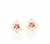 BRINCO BANHADO A OURO 18K COM CRISTAIS