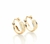 BRINCO ARGOLA BANHADO A OURO 18K