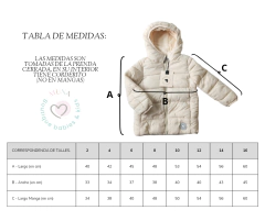 Campera Nene de Pluma (Azul Marino) *UNISEX/ESCOLAR - comprar online