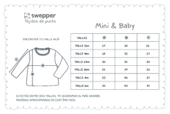 Sweater Bebe/Nene Juani Rayado (Beige) en internet