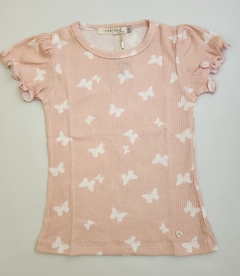 Remera Nena MC Morley Mariposas (Rosa)