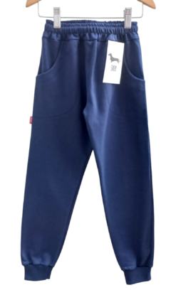 Pantalon Unisex Escolar Rústico Jogger STAR! (Azul Marino) - comprar online