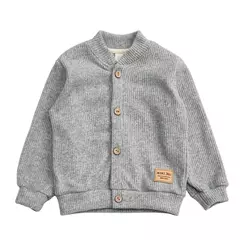 Campera Niños Unisex Lanilla (Gris)