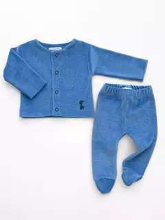 Conjunto BB Plush (Azul Aero)