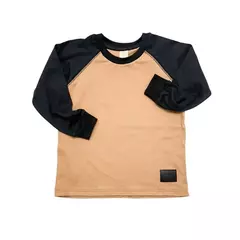Remera Nene/Bebe ML Combinada (Marron) - comprar online