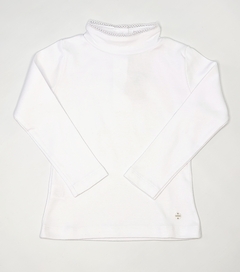 Polera Nena ML Interlock Lisa (Blanca) - comprar online