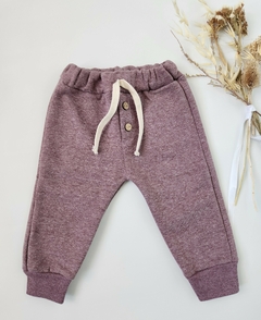Pantalon Bebes con frisa (Uva) Unisex