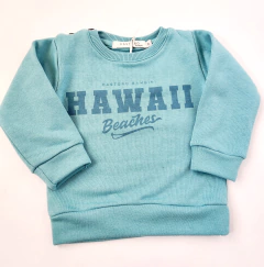 Buzo Bebe Rústico Hawai (Verde Agua)