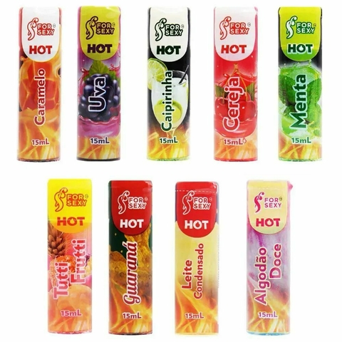 GEL HOT BEIJÁVEL PARA MASSAGEM 15ML FOR SEXY