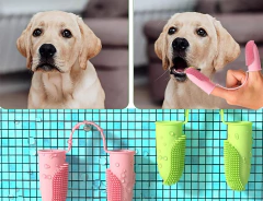 Cepilllo dental dedal doble de silicona - tienda online