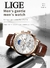 Imagem do LIGE Relógio Casual Masculino de Luxo(Quartz)