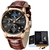 LIGE Relógio Casual Masculino de Luxo(Quartz)