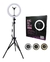 Iluminador Ring Light 6 polegadas com tripé de mesa Usb 16cm - Led - comprar online