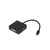 Displayport Mini x HDMI/DVI/VGA Cabo Adaptador conversor 3x1 X-Cell - XC-ADP-27