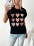 Remera amplia manga rebatible 9 corazones en internet