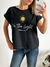 Imagen de Remera amplia manga rebatible Be the light