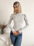 Polera morley rayado manga princesa terminacion roulotte Belinda - comprar online