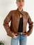 Campera importada cuerina efecto gastado Chapelle - tienda online