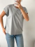 Remera algodón amplia manga rebatible corazon en strass Charonne - comprar online