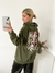 Buzo oversize frisado con capucha Corazones coralsk