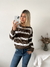 Sweater escote redondo a rayas Dierr en internet