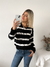Imagen de Sweater escote redondo a rayas Dierr